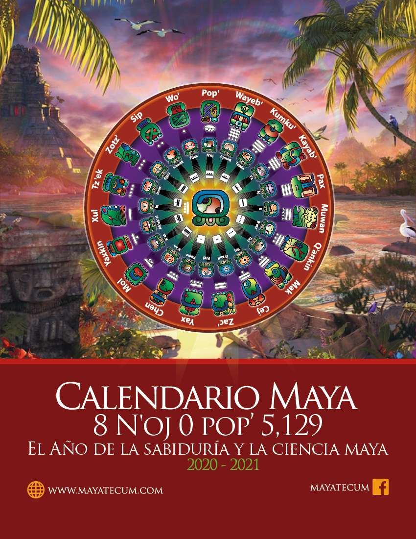 Calendario Maya Ab' Impreso 8 N'OJ 5,129. - Maya Tecum. Calendario Maya ...