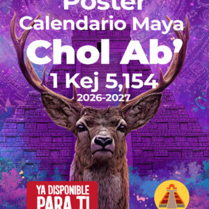 Calendario Maya Chol Ab’ Póster — 1 Kej 5,154 (2026–2027)